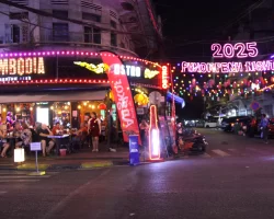 Phnom Penh Nightlife Christmas Day