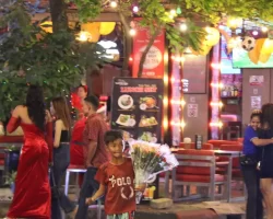 Phnom Penh Nightlife Christmas Day